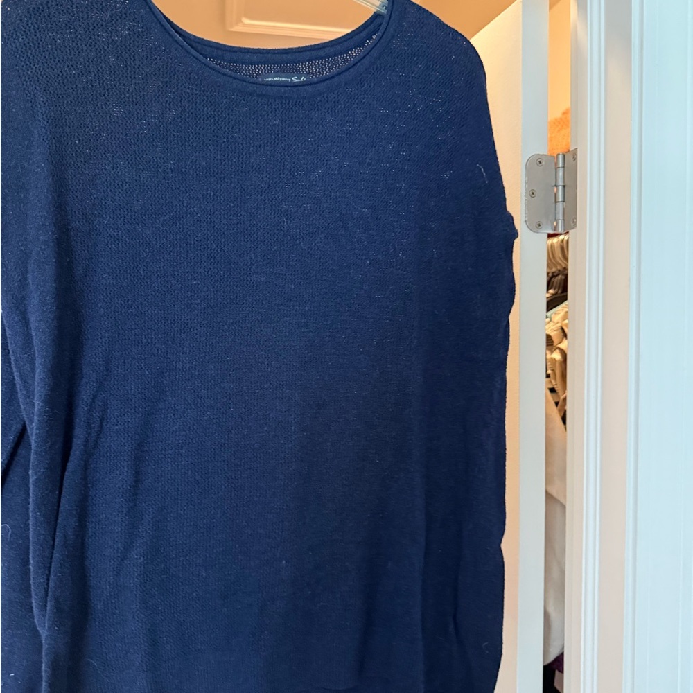 American Eagle Outfitters Dark Blue Knit Top